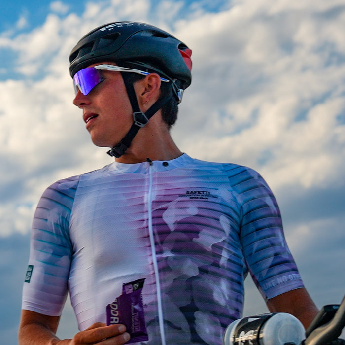 Thomas Inigo portrait beside his bike