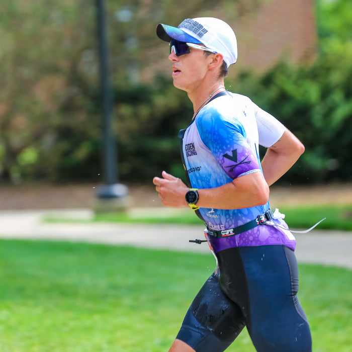 Thomas Inigo running in race kit