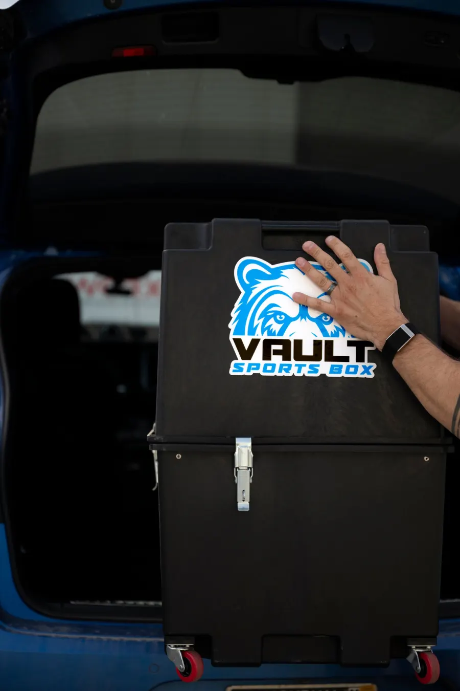 A Vault Pro being packed in the workshop