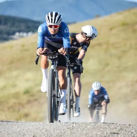 Ben Byra on a road climb