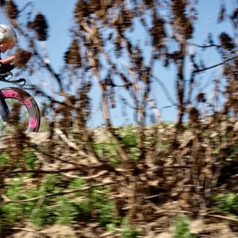 Fiona Moriarty racing on her Ventum Tempus