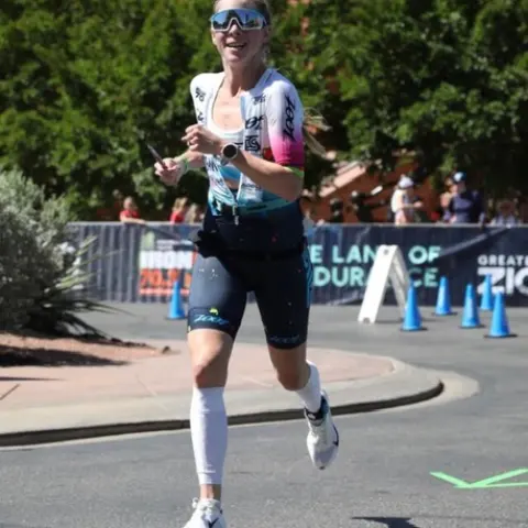 Kelsey Barnholt on the run