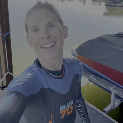 Kelsey Barnholt in a wetsuit
