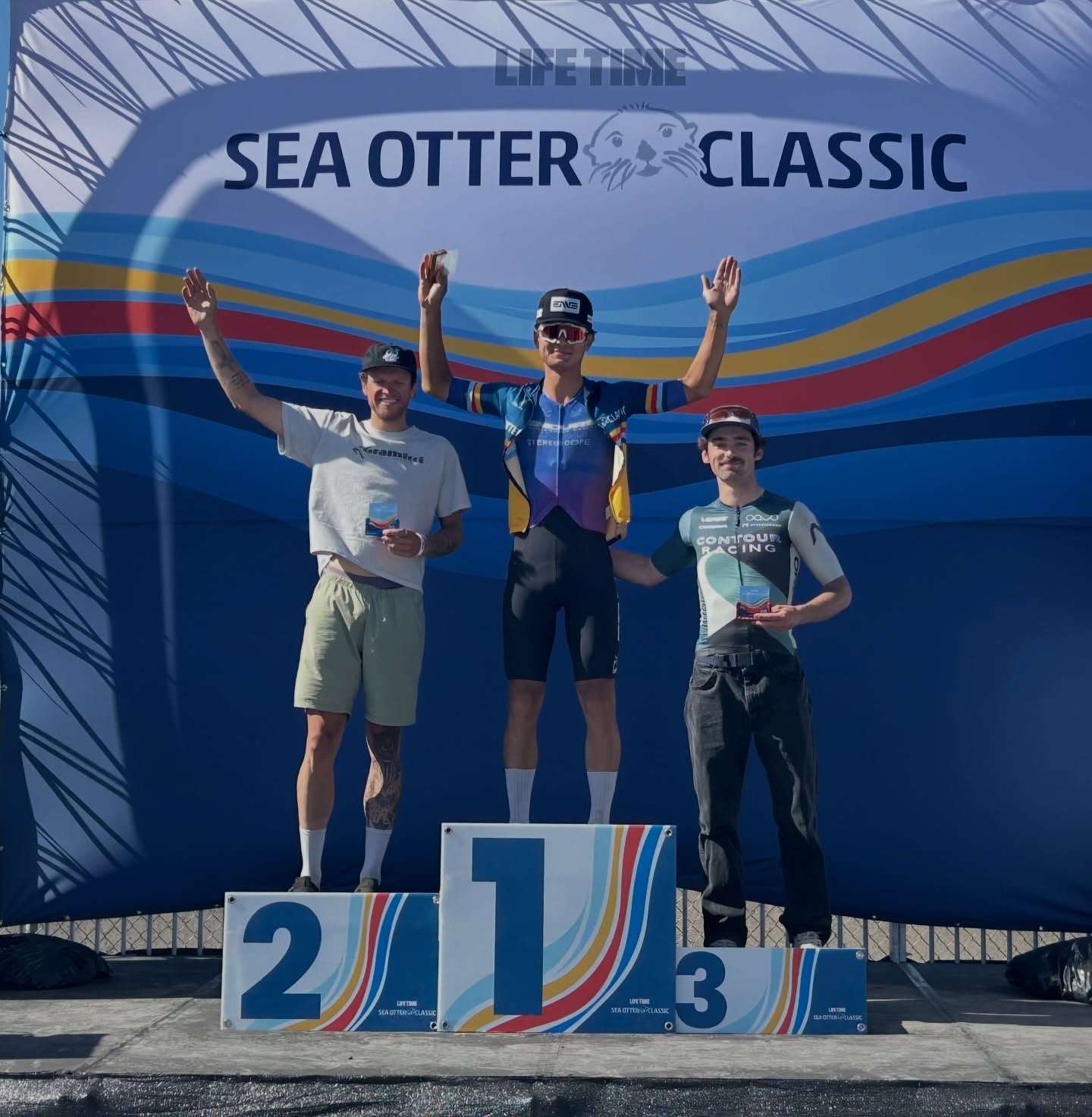 Ben Byra on the Sea Otter podium