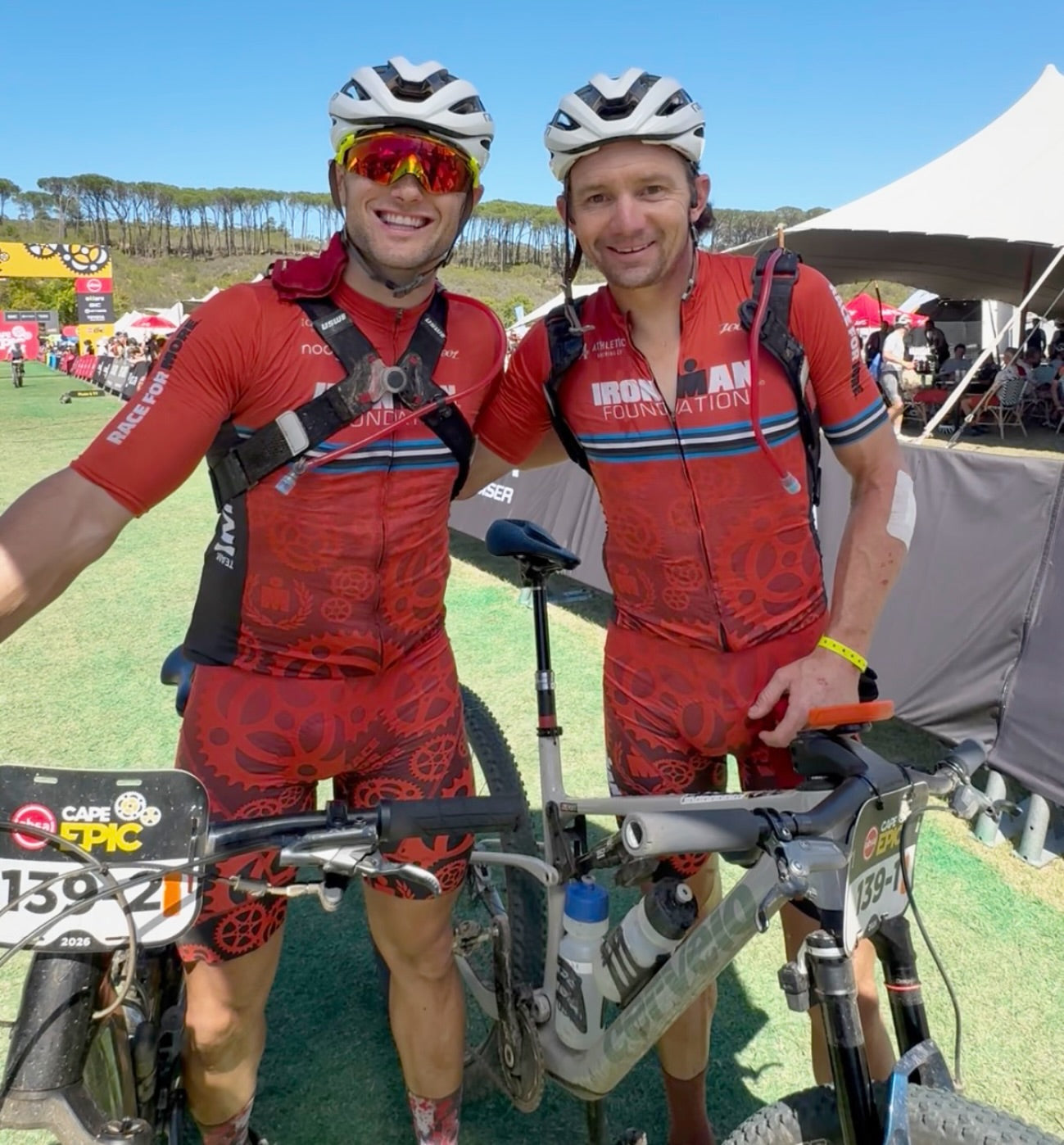 Ben Hoffman at the Cape Epic finish