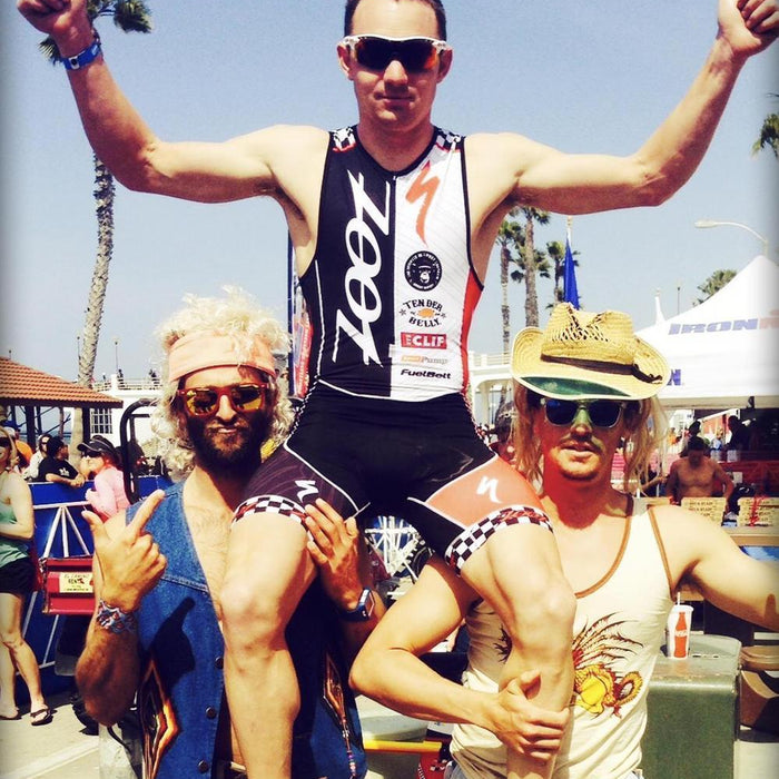 Ben Hoffman with fans