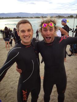 Elliot Bassett in a wetsuit