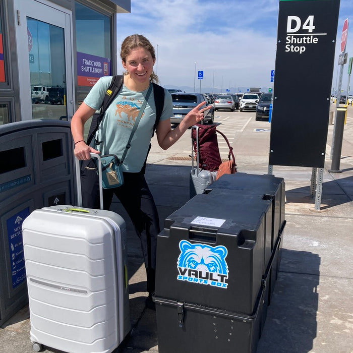 Erika Ackerlund with her Vault Sports Box