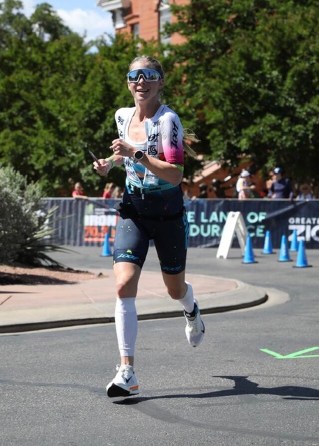 Kelsey Barnholt on the run