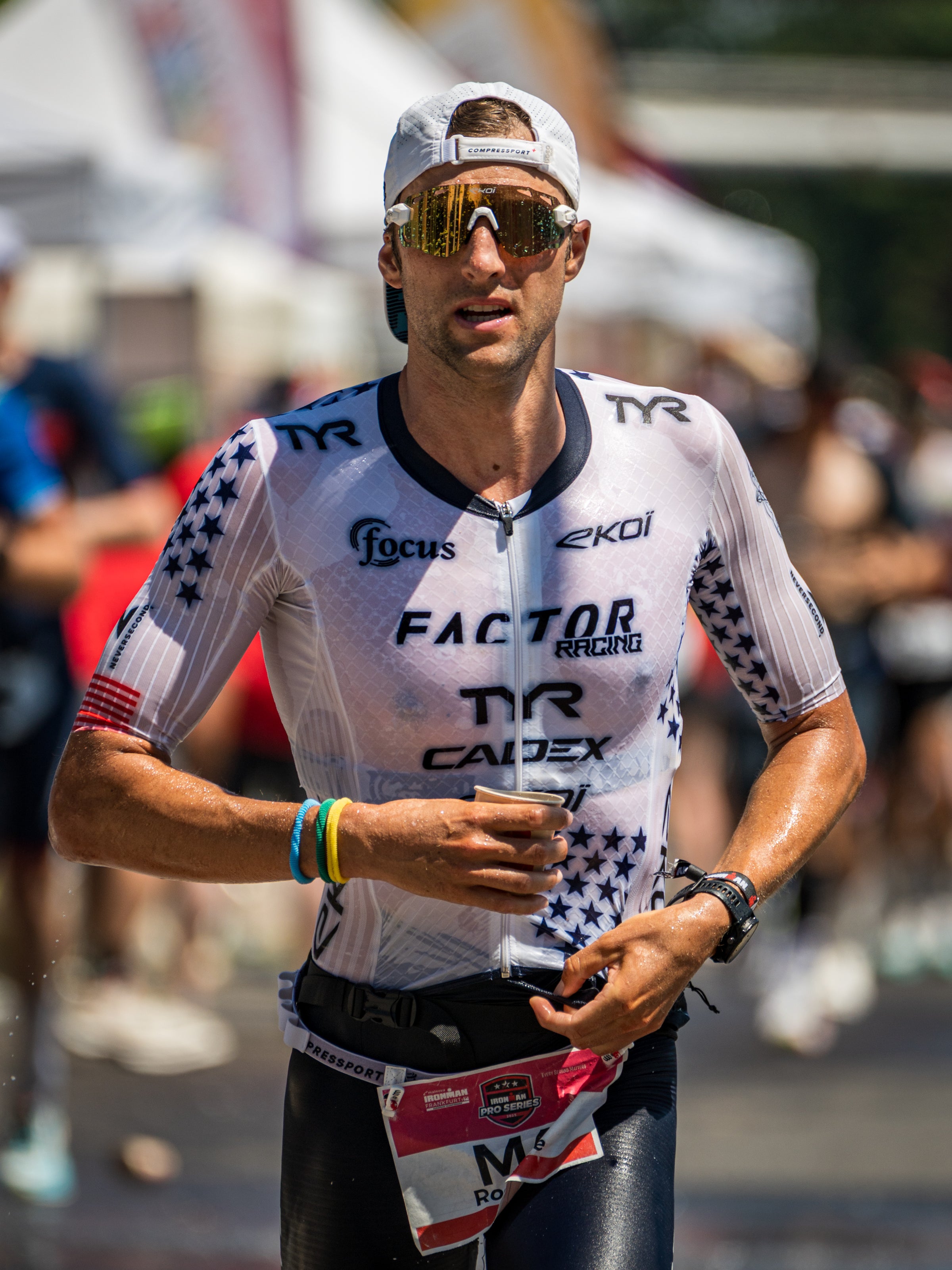 Rudy Von Berg racing in Frankfurt