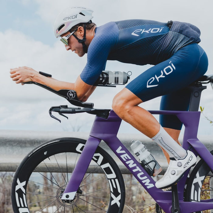 Rudy Von Berg on his time trial bike
