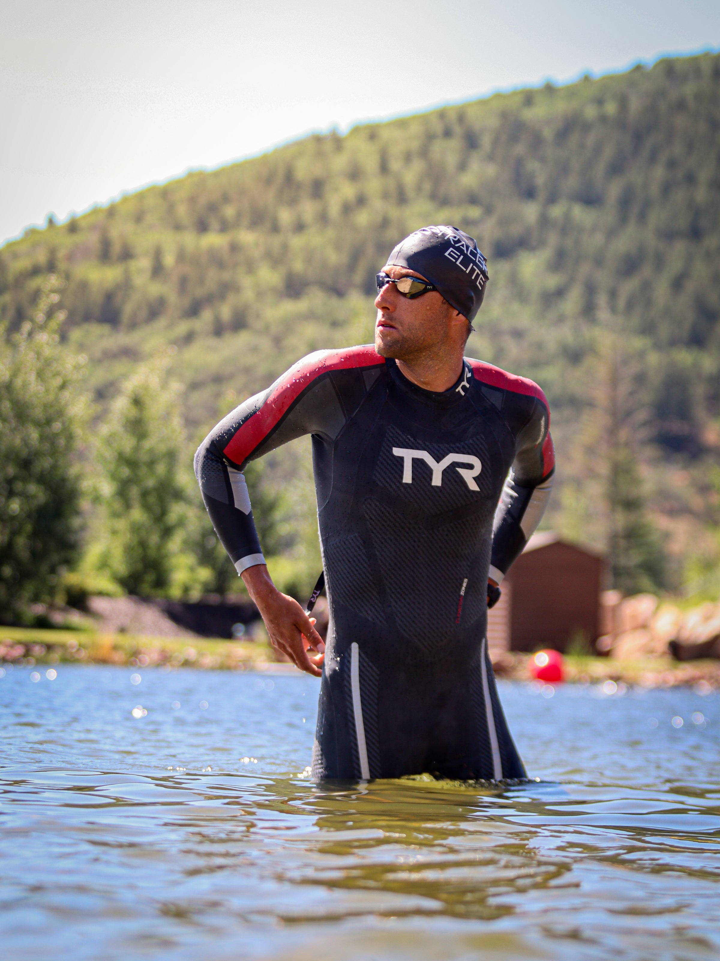 Rudy Von Berg in the swim leg