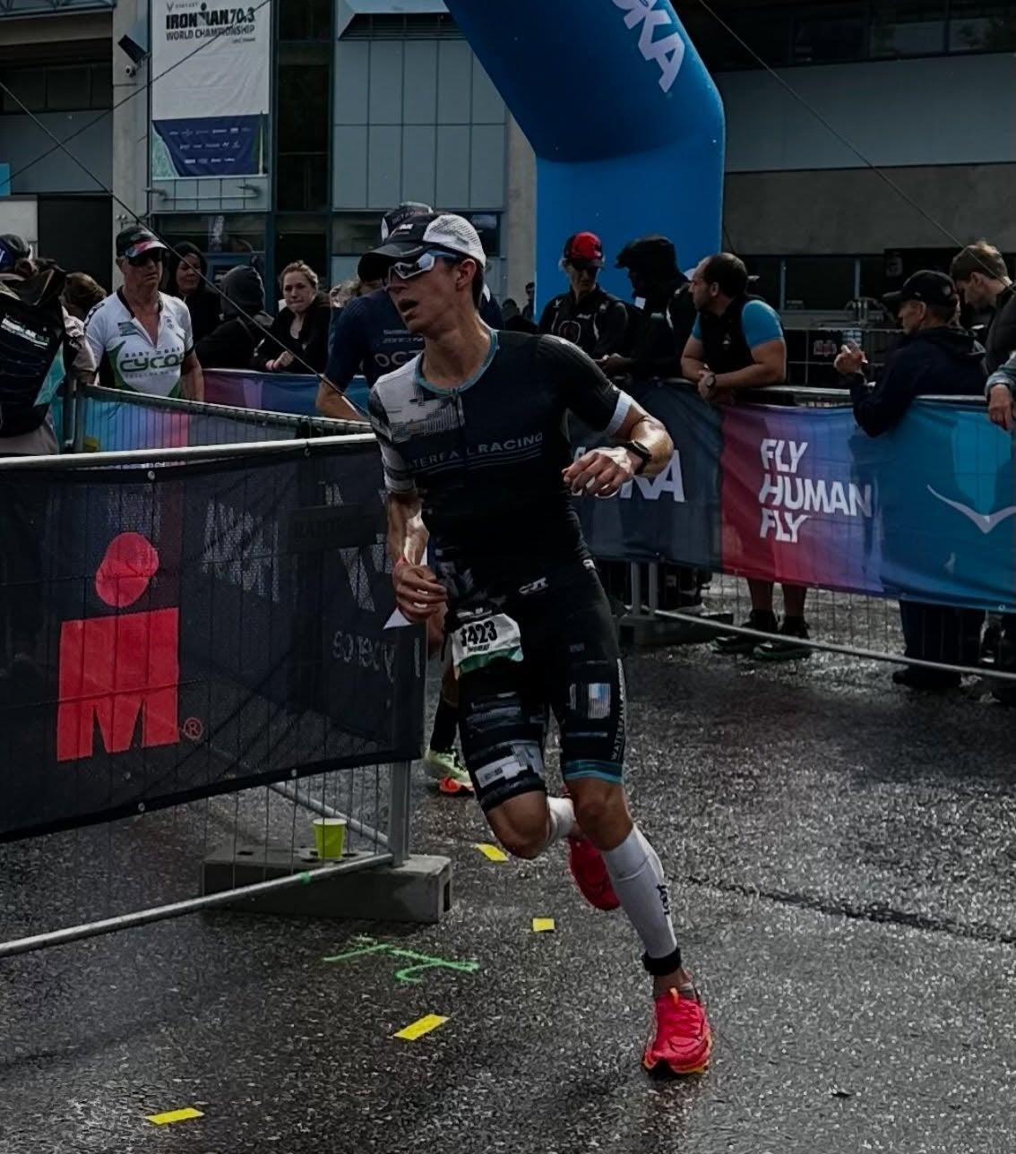 Thomas Inigo at the 2023 IRONMAN 70.3 World Championship in Lahti